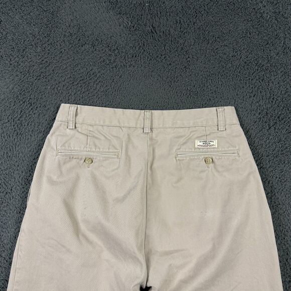 Vtg Polo Ralph Lauren Pants Mens 32x30 Beige Andrew Classic Fit Chino Pleated - Picture 7 of 15